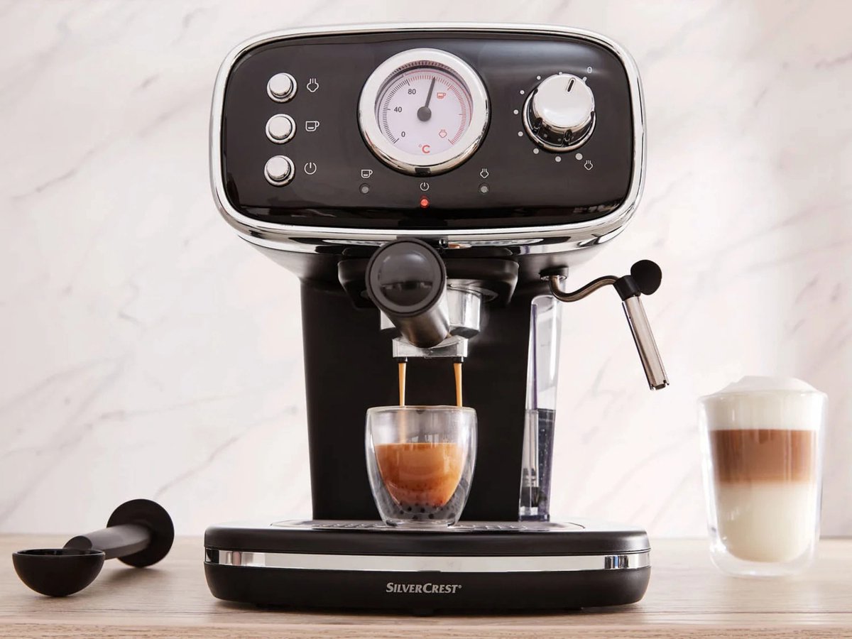 Silvercrest Espresso machine 1100W 1.2L