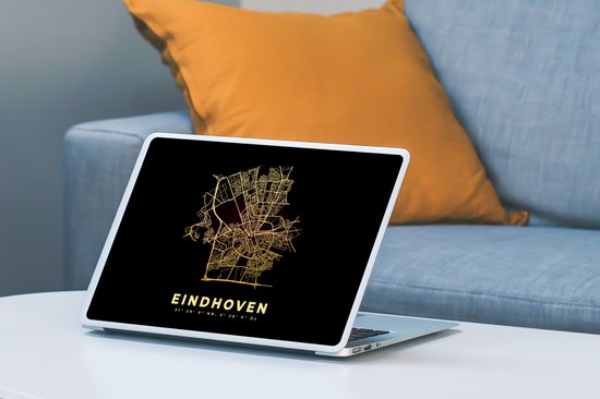 Autocollant pour ordinateur portable - 11,6 pouces - Carte - Plan de la ville - Carte - Eindhoven - Nederland