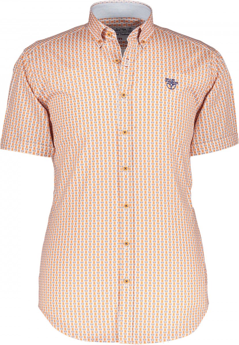 BlueFields Overhemd - Blouse - Oranje - Maat M