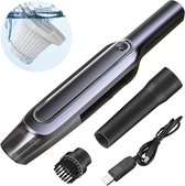 Kruimeldief - Nat en Droog - Stofzuiger Zonder Zak - 6000PA - Vacuum Cleaner - USB Oplaadbaar - Kruimeldief Snoerloos - Stofzuiger - Met Stofzuigermond - Draadloos