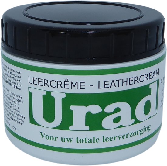 URAD N2 Schoenpoets zelfglanzende leercreme - Zwart - 200 gram