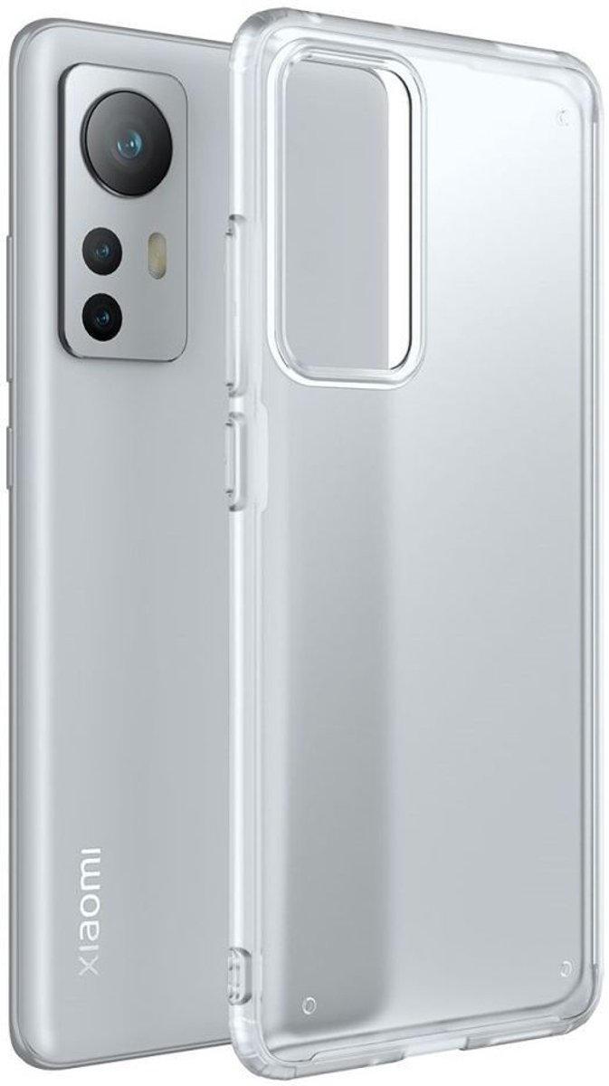 Xiaomi 12 Pro Hoesje Armor Back Cover Transparant