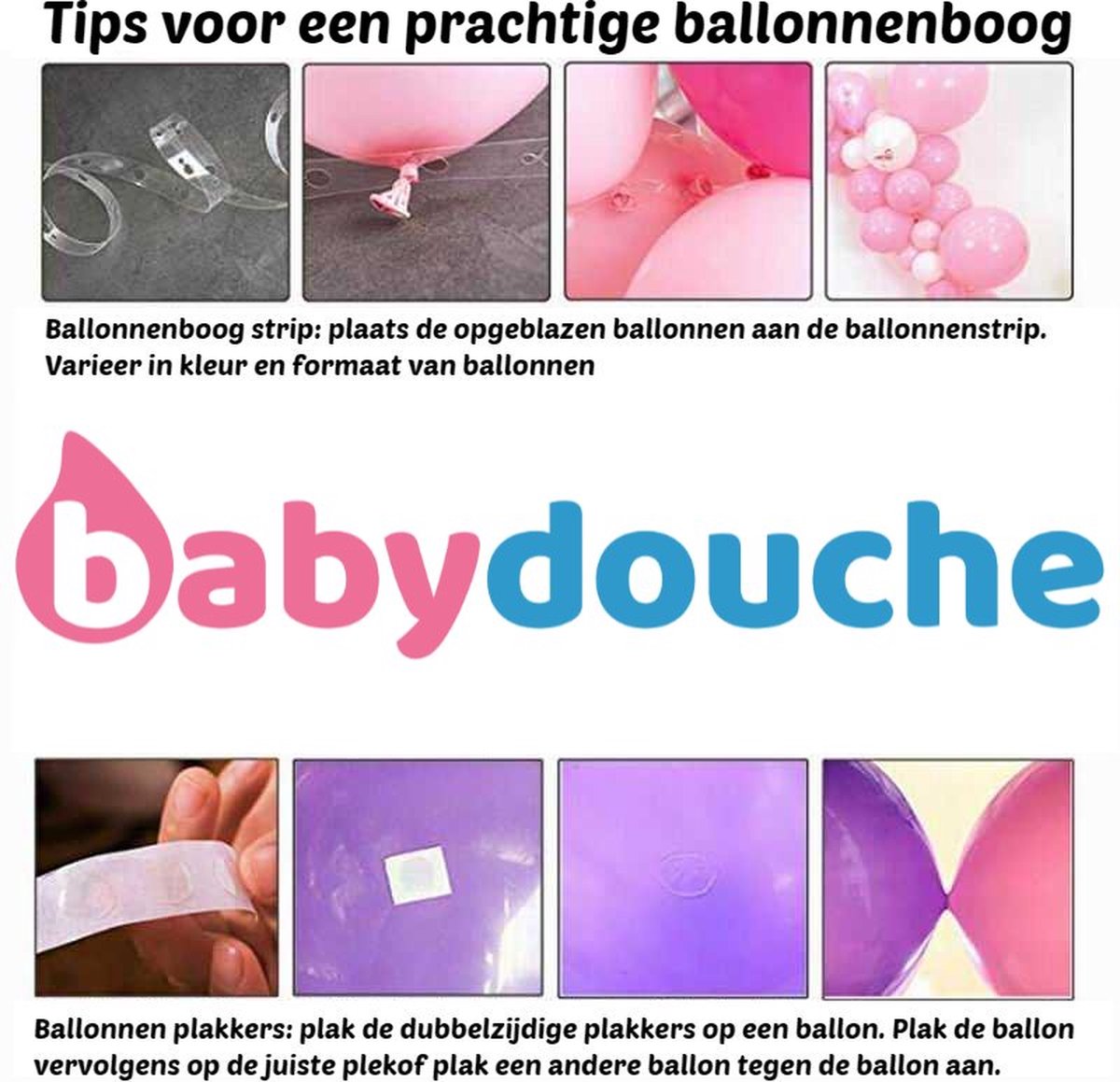 Ballonnenboog verjaardag versiering Babydouche - rose goud ballonnen - gold huwelijk - babyshower decoratie - 96 stuks — afbeelding 6