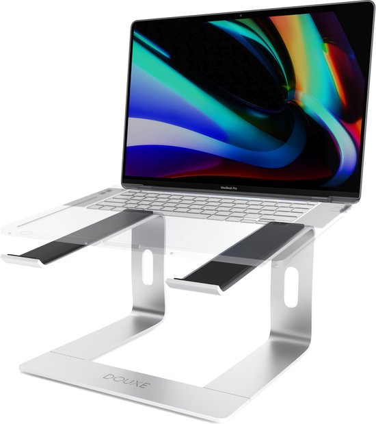 Douxe LP1 Laptop Standaard - Universeel 10 tot 17 inch - Ergonomsiche Laptophouder - Draagbare Laptopstandaard