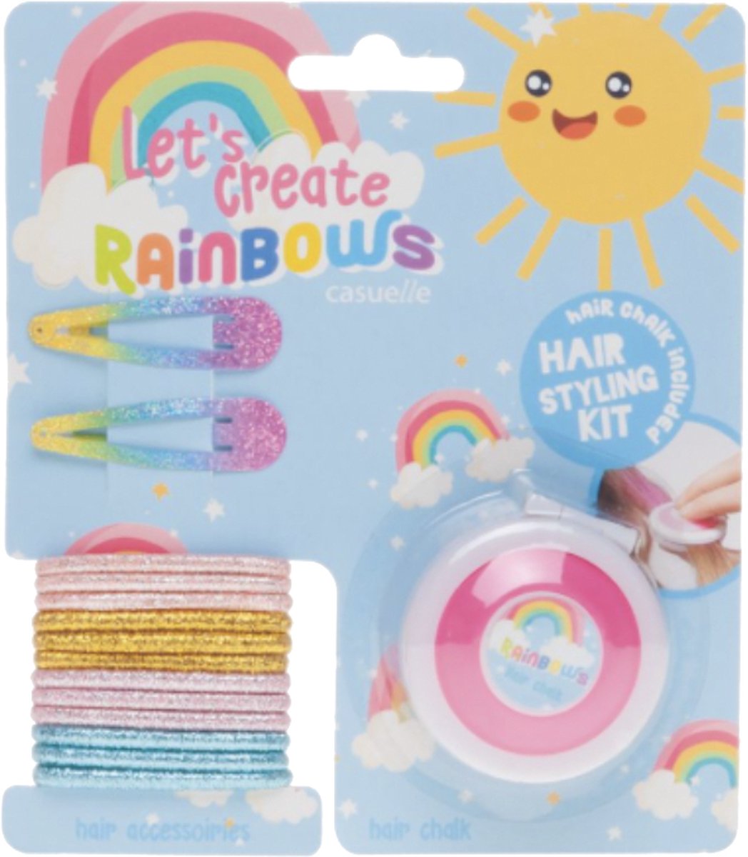 Casuelle - Rainbow Haarkalk Accessories - 1 stuk