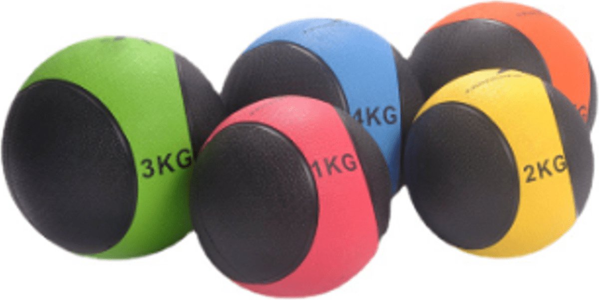 Luxari - Medicijnbal 2 kg - Medicine Ball - Rubber - Trainingsbal - Crossfit