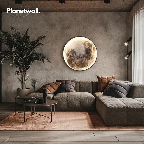 Maan Design Muurlamp LED Normal HighEnd Wall Art Maanlamp