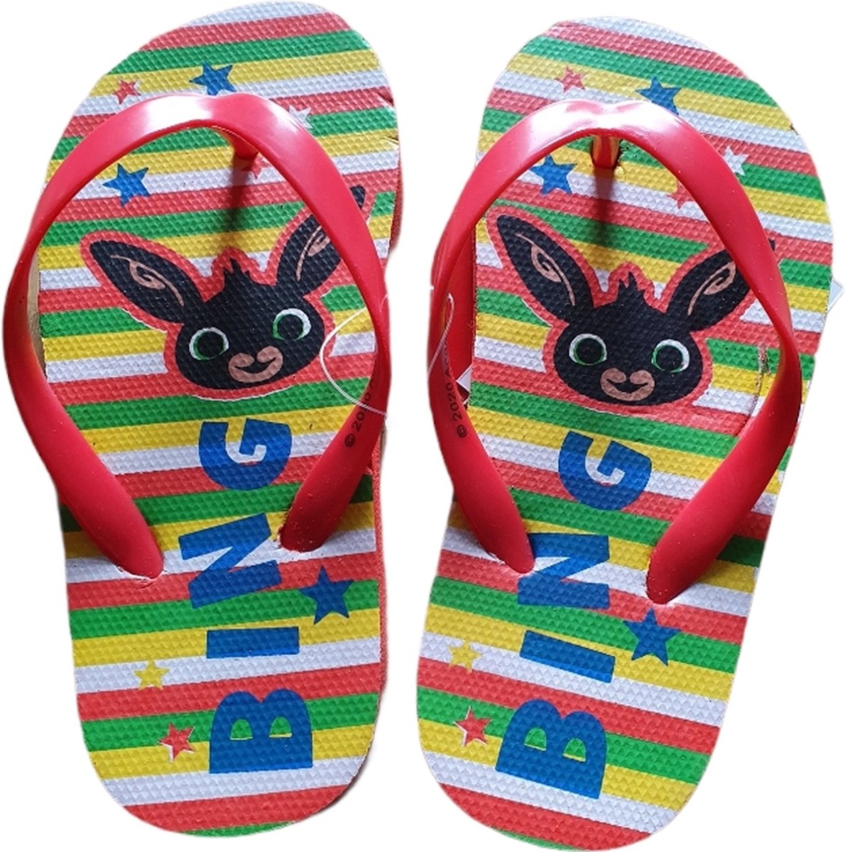 Bing Teenslippers Bunny Rood Maat 24/25