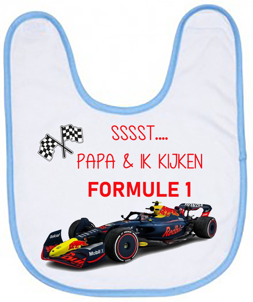 Slab formule 1/Baby cadeau Formule 1/F1 baby cadeau/Slap papa en ik kijken formule 1