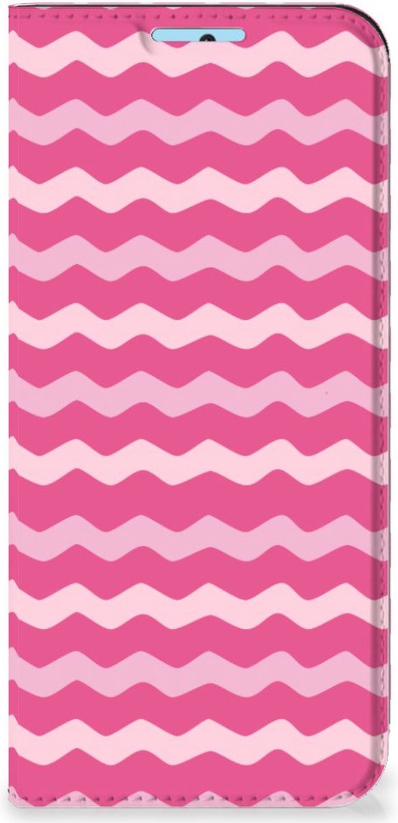 Standcase Hoesje voor Xiaomi Redmi Note 11/11S Hoesje met Magneet Waves Pink