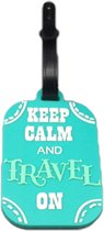 DW4Trading Kofferlabel - Reislabel - Bagage label - Keep Calm And Travel On