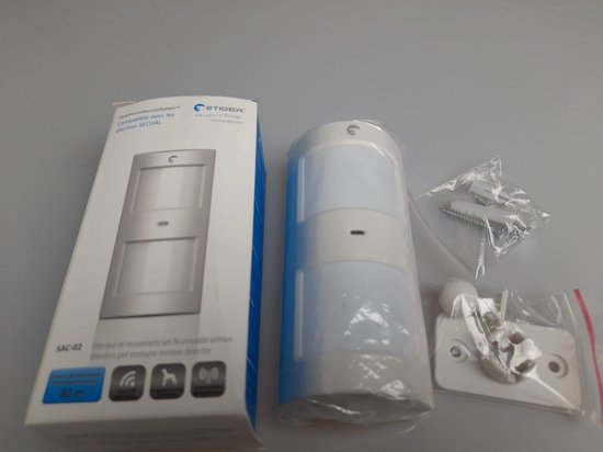 ES-D2A bewegingsmelder (huisdier-proof) voor alle Sigmatek en eTIGER draadloze alarmsystemen S3 S3b S4 S5 V1 V2 en de NIEUWSTE XL7 alarmcentrales