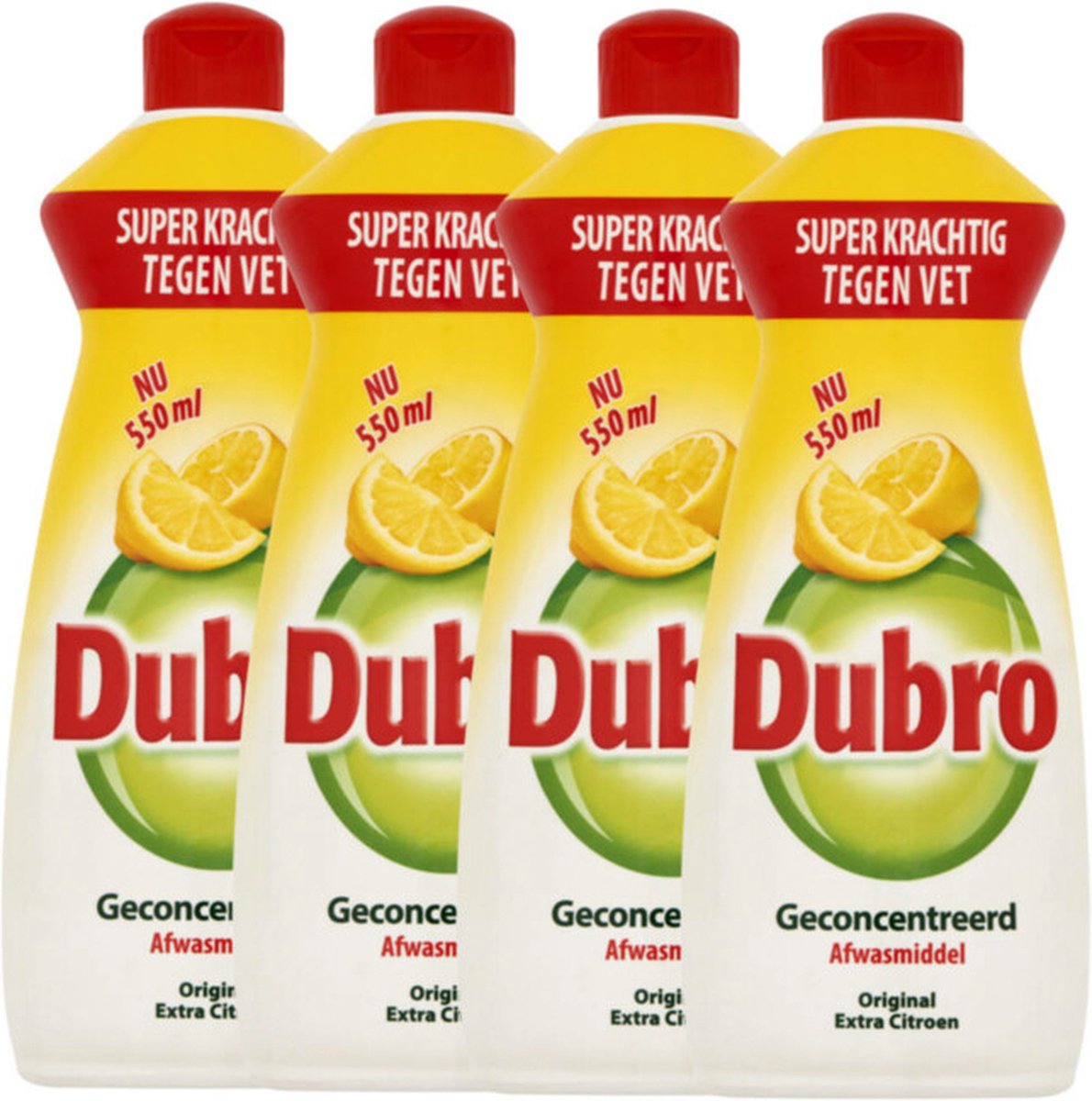 Dubro Afwasmiddel Extra Citroen - 4 x 550 ml