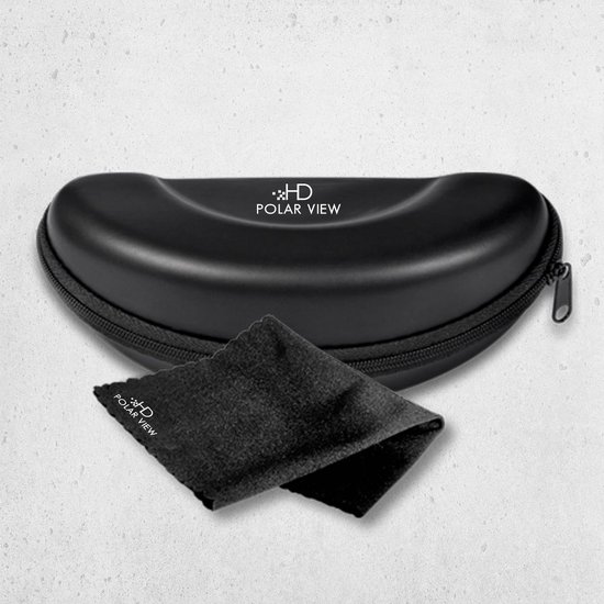 HD Polar View Zonnebril, 2x zwart, 1x bruin - Unisex - Gepolariseerde Zonnebril - met 1x hardcover opberghoesje