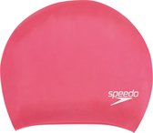 Speedo Long Hair Silicone Cap Unisex - Roze - One Size