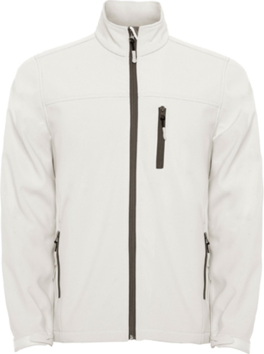 Roly Men´ Antartida Softshell Jacket RY6432 Pearl 011 Wit