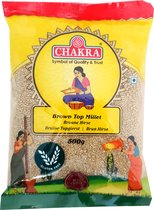 Chakra - Millet - Millet Brun - Millet Sans Gluten - 3x 500 g