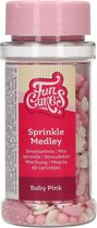FunCakes Sprinkles Taartdecoratie - Sprinkle Medley - Baby Roze - 50g