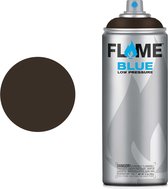Molotow Flame Blue - Spray Paint - Spuitbus verf - Synthetisch - Lage druk - Matte afwerking - 400 ml - dark brown