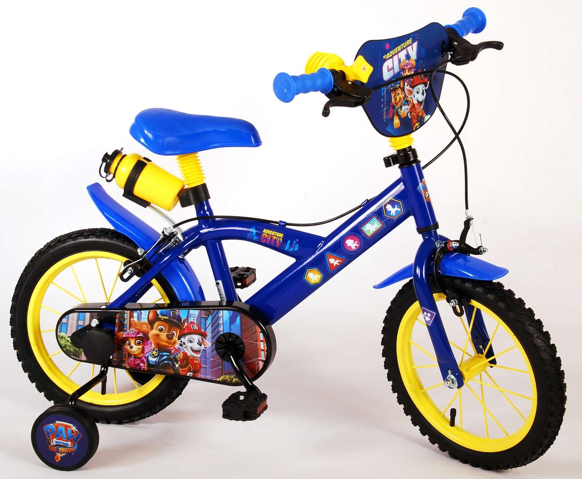 Vélo enfant Pat'Patrouille avec roues 12 pour enfants de 3 à 5