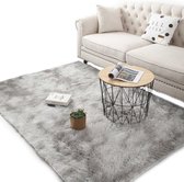 Happyment® Zacht fluffy vloerkleed - Hoogpolig tapijt - Wasbaar - Tapijten slaapkamer, woonkamer, kinderkamer - 145x200cm