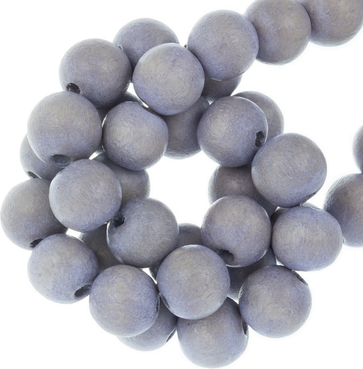 Houten Kralen Vintage Look (12 mm) Stone Blue (70 stuks)