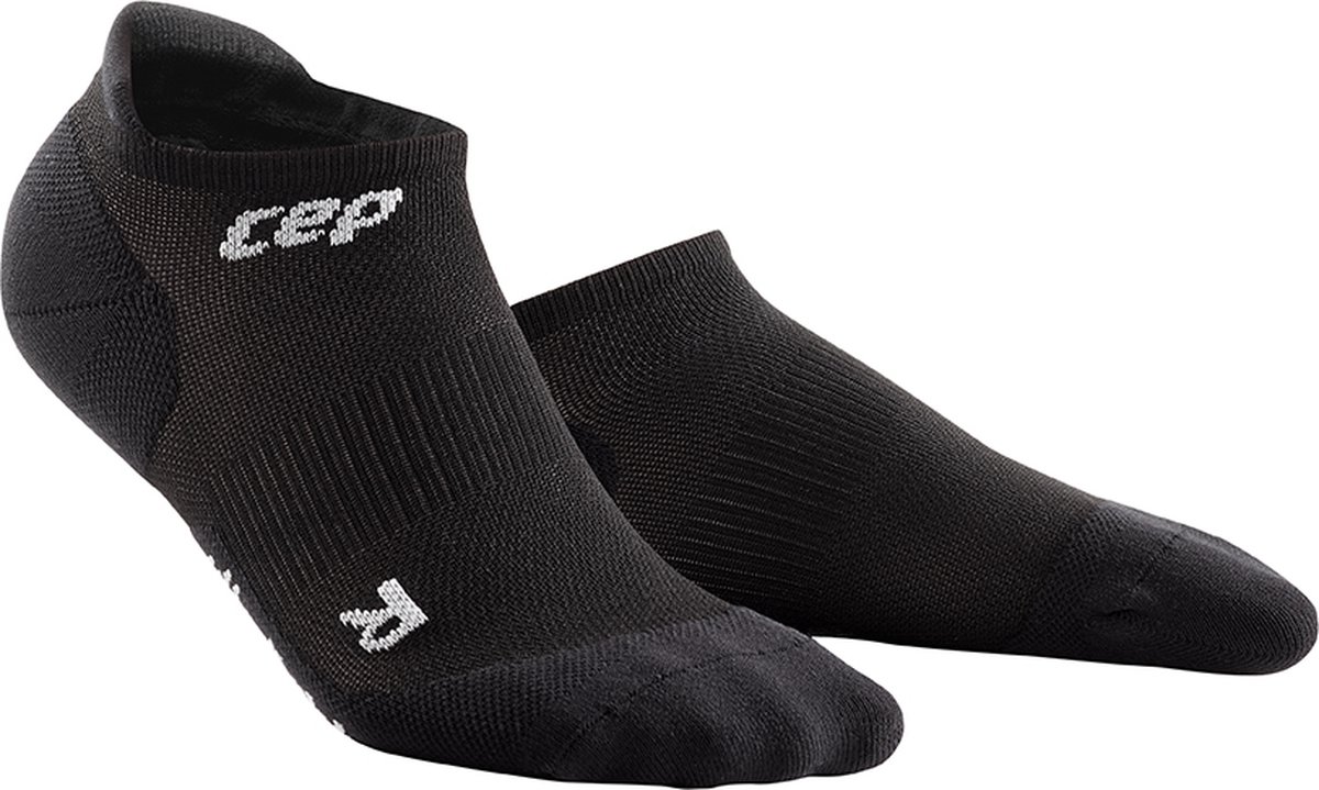 Cep Ultralight Compression no show Socks Women - Black/Grey, 2
