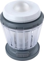 DÖRR LED Solar camping muggen - insecten lamp voor binnen en buiten gebruik zwart | Zonne-Energie | Ophang haak | UV Lamp |