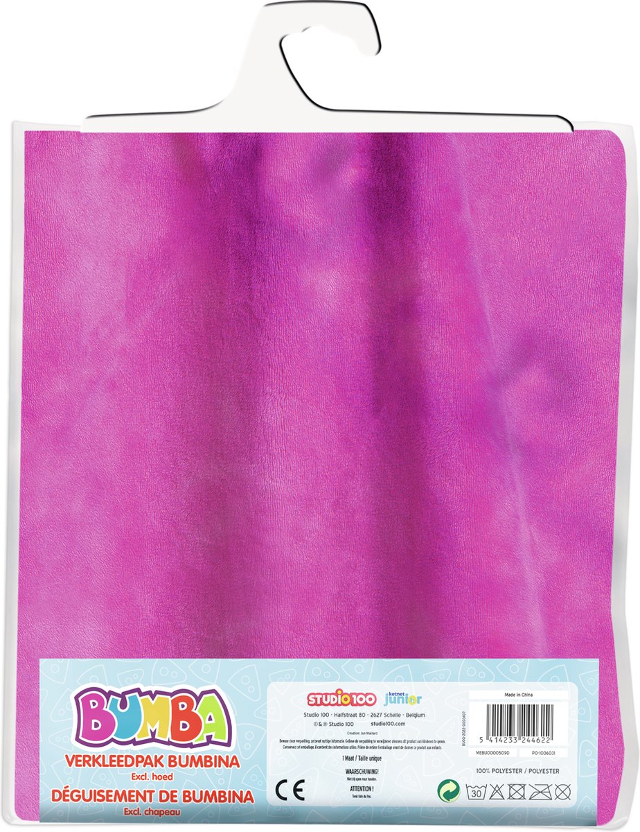 Bumba - Verkleedkleding - Bumbina verkleedpak 1 tot en met 4 jaar - Exclusief hoed — afbeelding 3
