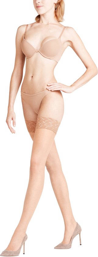 Collant Femme FALKE Shelina Toeless 12 DEN - Couleur Poudré Taille L - Neuf Avec étiquettes