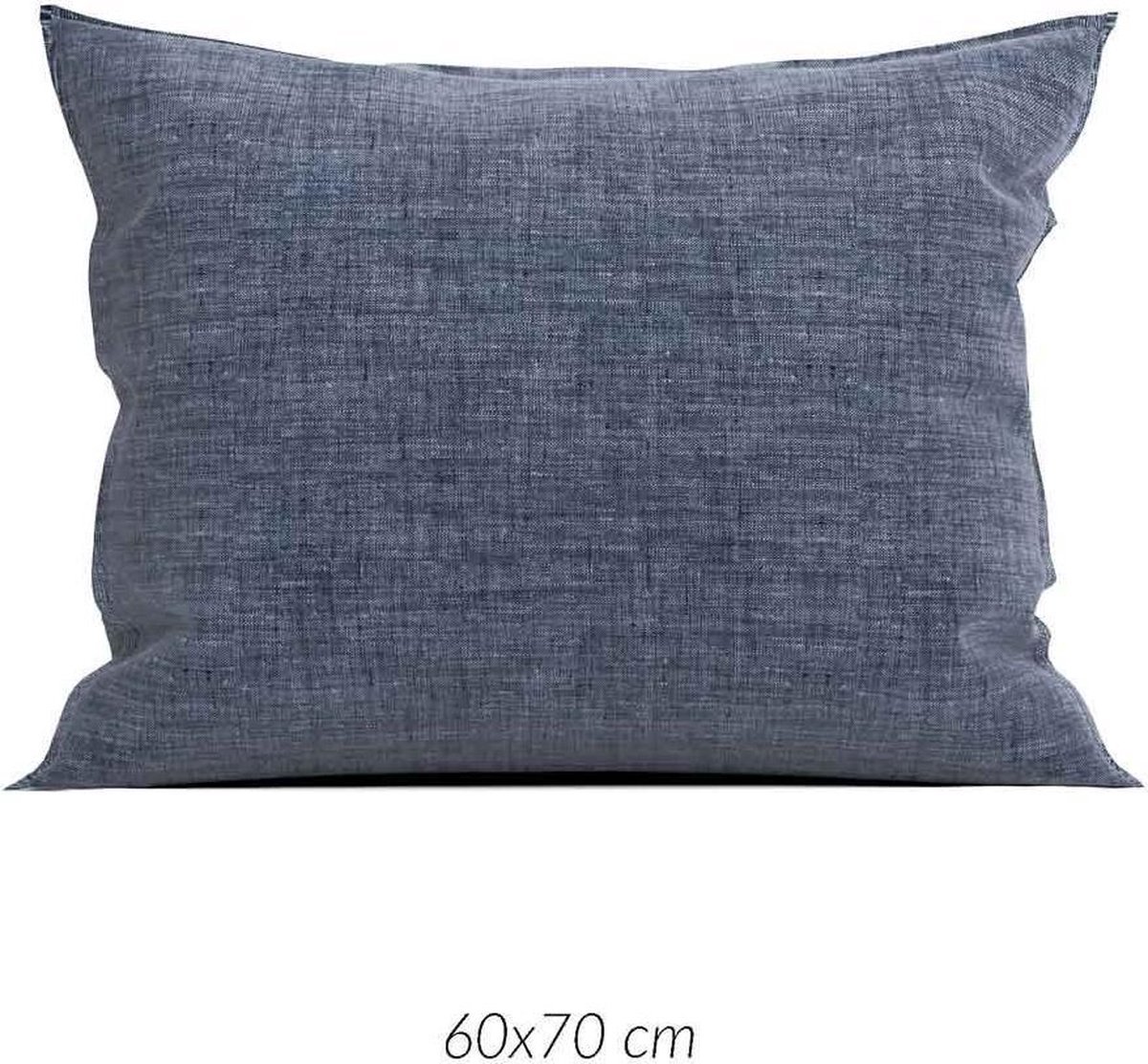 Zohome Lino Kussensloop - Blauw - 60x70cm - Blauw