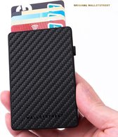 Walletstreet Pasjeshouder carbon 8 pasjes Portemonnee, creditcardhouder Met RFID Technologie zwart