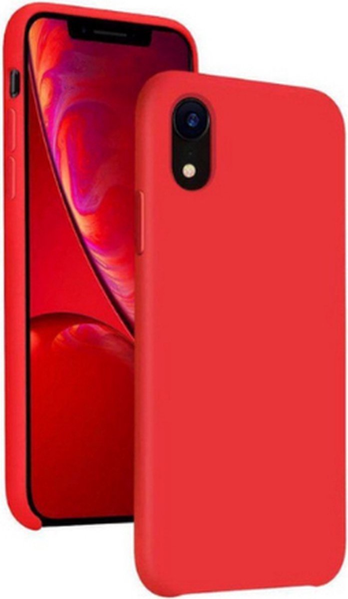 Hoesje geschikt voor Apple iPhone XR - Siliconen Back Cover - rood