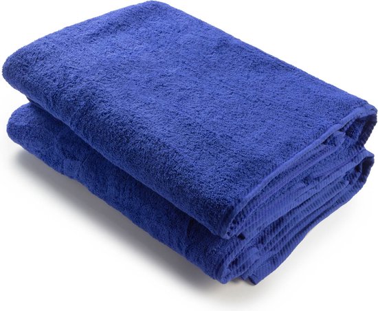 ARTG Towelzz® - Serviette de bain - Bleu royal - 70 x 140 cm - Set de 2 pièces