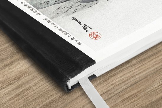Carnet - Carnet d'écriture - Japon - Femme - Kimono - Nature - Jardin - Carnet - Format A5 - Bloc-notes