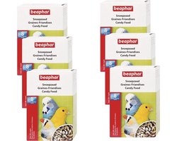 6x Beaphar Snoepzaad - vogelvoer - 150g