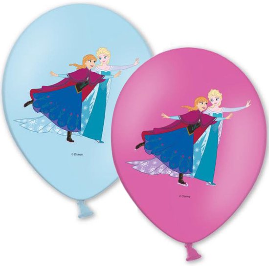 Disney Frozen Ballonnen afmeting 28cm inhoud 6 stuks
