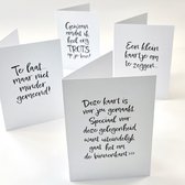 vormgevoel - Kaartensbox - 24 kaarten - enveloppen - Handgeschreven - inspirerende tekst
