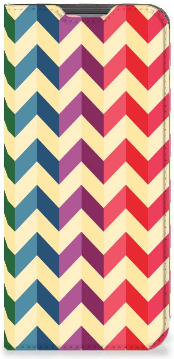 Samsung Galaxy A13 (4G) Hoesje met Magneet Zigzag Multi Color