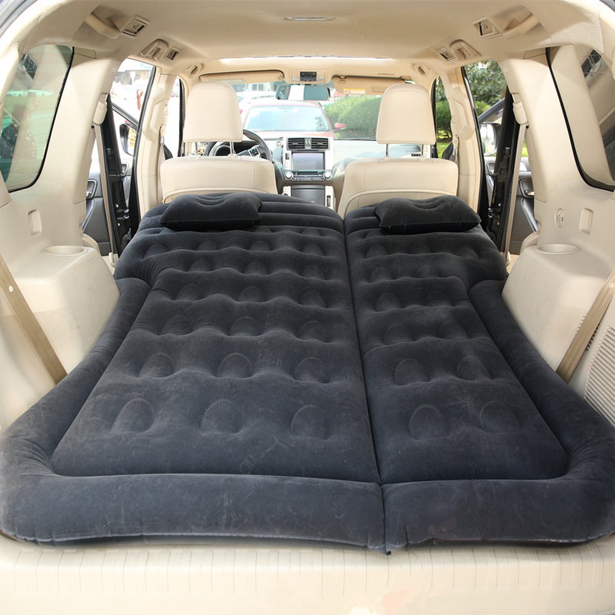 Matelas gonflable pliant pour voiture, lit de voyage, coussin d'accès  arrière, siège arrière, coussin de