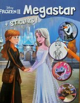 Disney Frozen II kleurboek met stickers voor kinderen - kleuren met Anna en Elsa Megastar