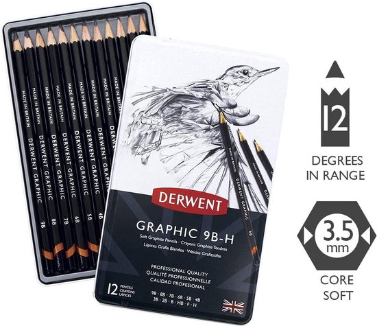 Derwent Graphic Soft Set of 12