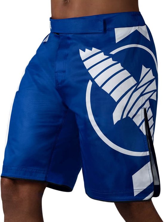 Shorts de combat Hayabusa Icon - Blauw / Wit - Taille L