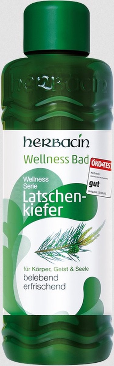 Badschuim dennengeur - wellness bad - kruidenbad - Vegan - 1 liter - Herbacin - Herbacin
