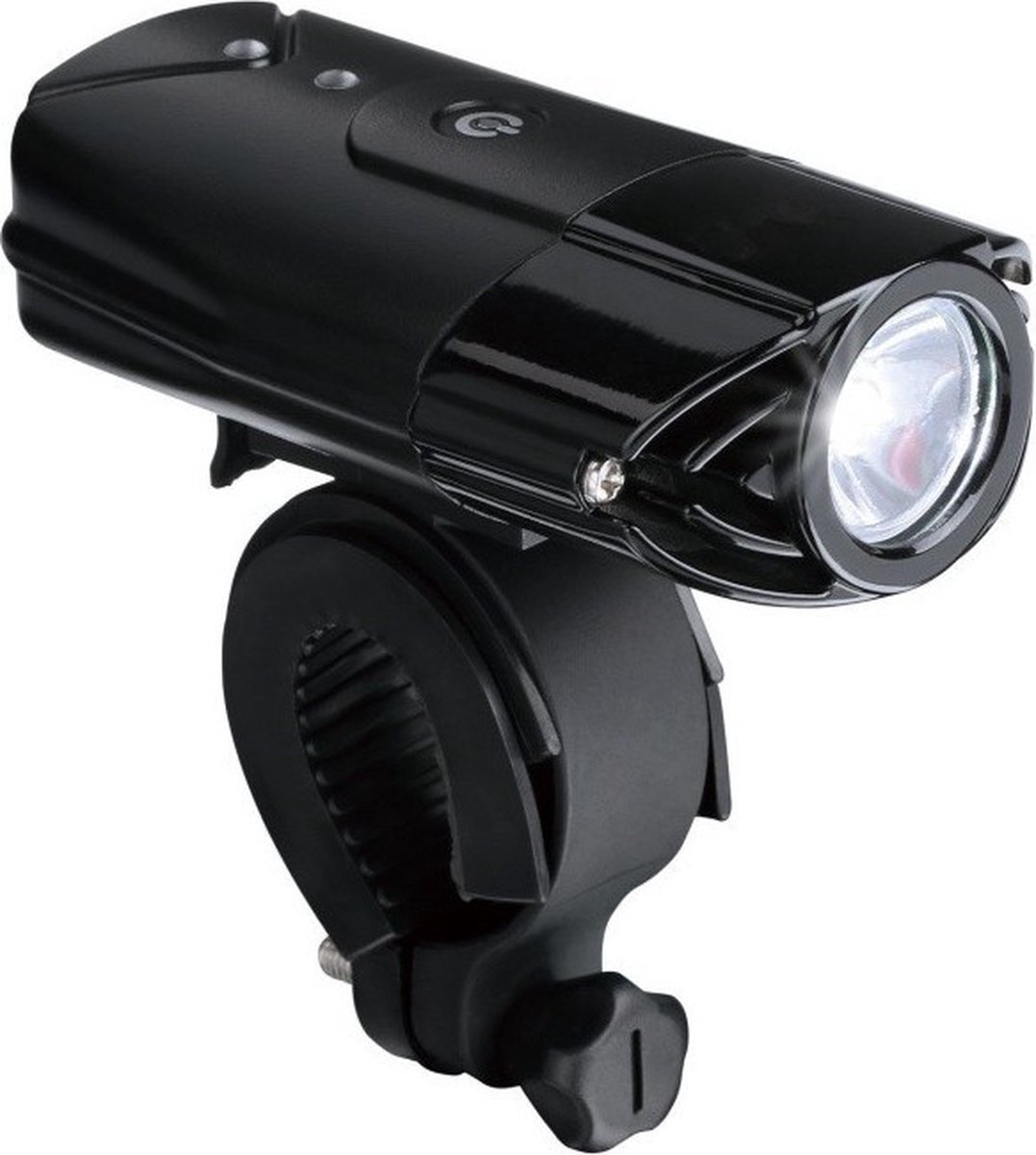 USB oplaadbare fietslamp 800 lumen - helmlamp - fietsverlichting - voorlicht - waterdicht - zwart