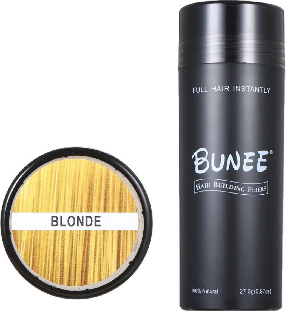 Bunee Hair Fiber - Haarpoeder - Haarverdikker - 12 g - Travel Size - Blonde Blonde