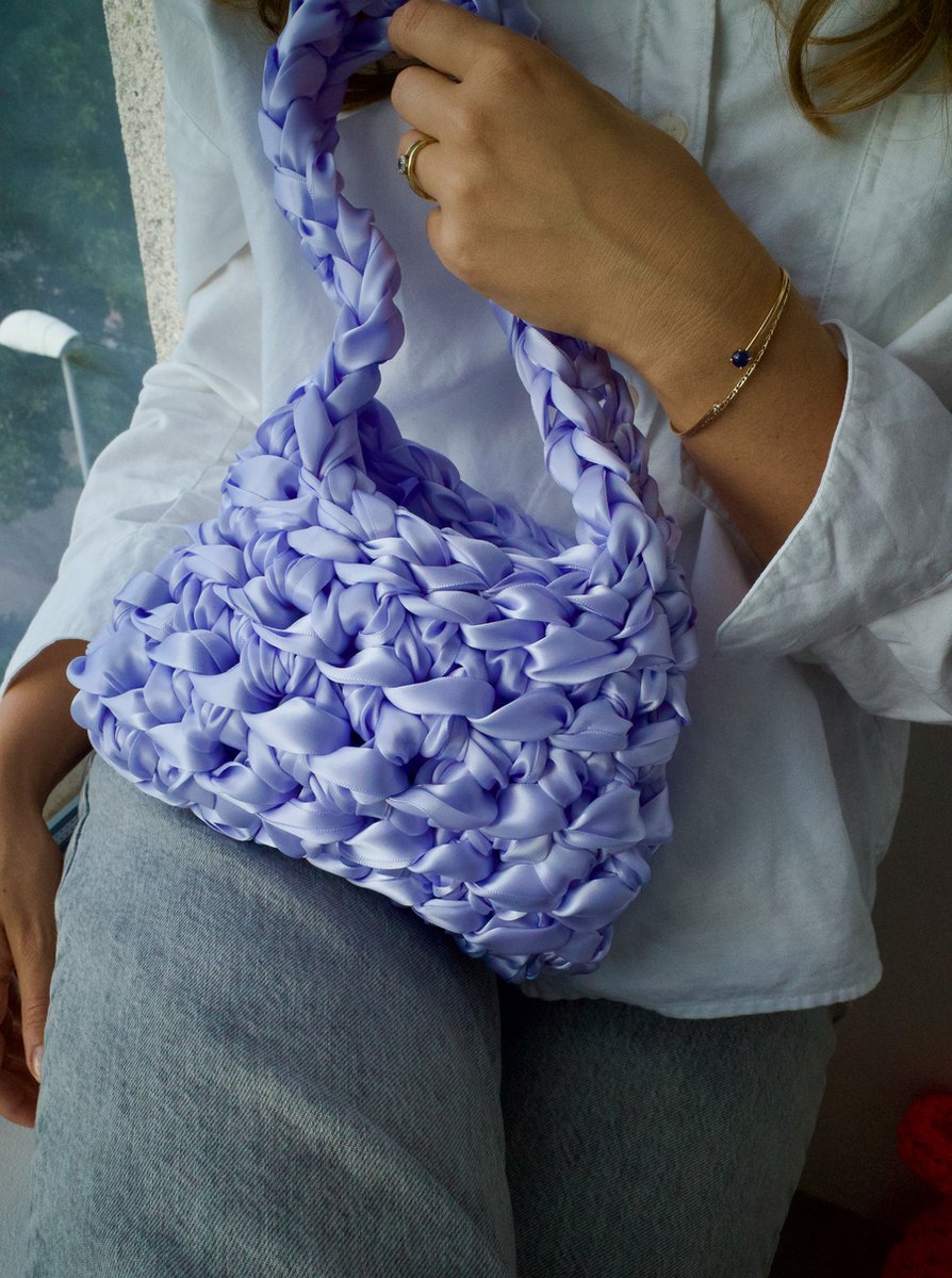 NOTT bags | NOTTie lilac satin