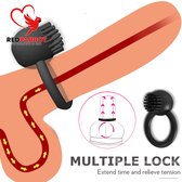 Vibrerende penisring + clitoris stimulator | 2 in 1 cockring | Vibratie ring | Siliconen | Fijne afwerking