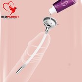 Holle penis plug met Trechter | Urethrale | Dilator | Opening voor vloeibaar middel | Zeer fijne afwerking | Flexibel