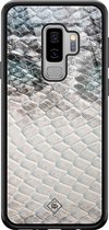 Casimoda® hoesje - Geschikt voor Samsung Galaxy S9+ - Oh My Snake - Luxe Hard Case Zwart - Backcover telefoonhoesje - Multi
